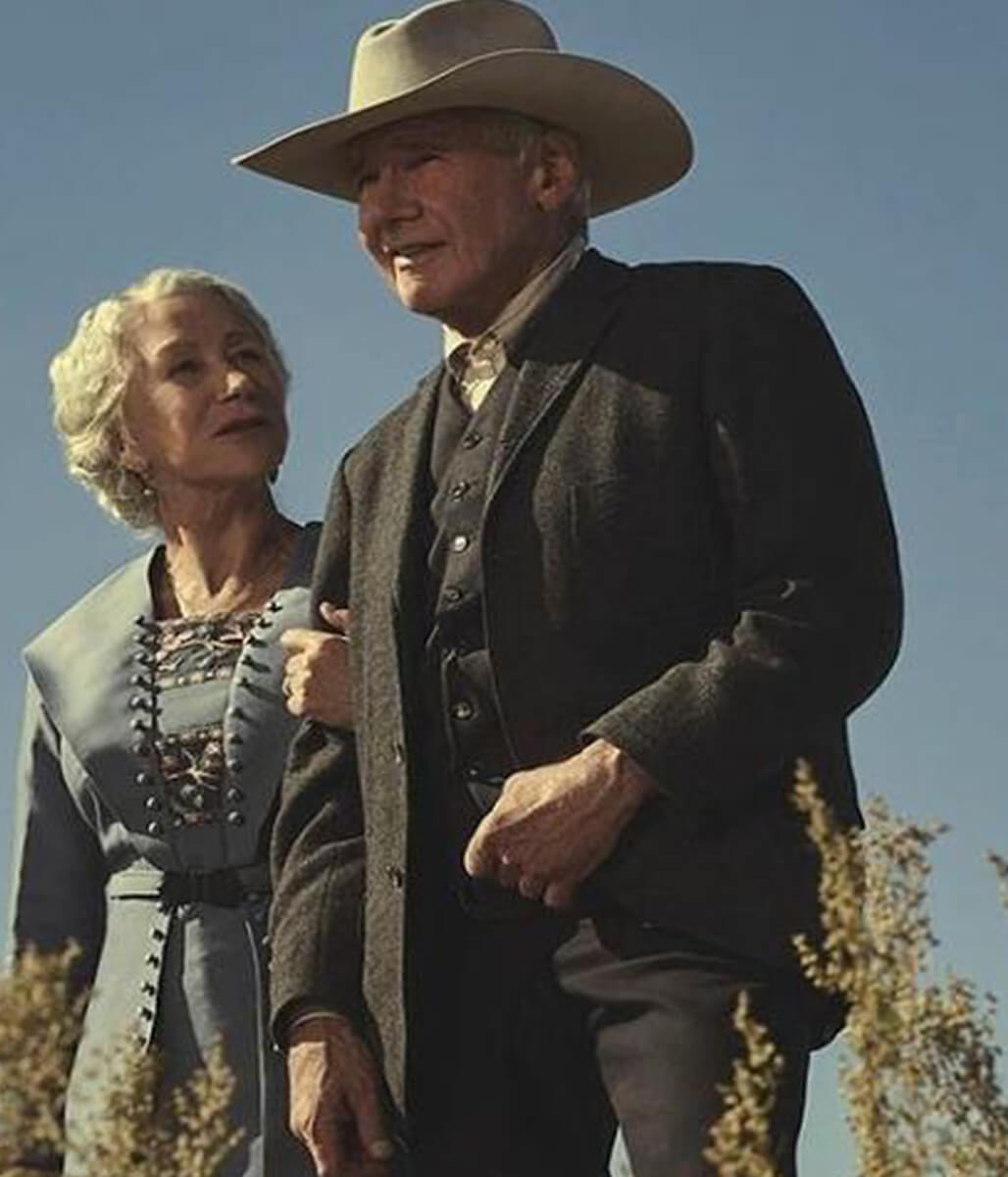 1923 Harrison Ford Gray Wool Blazer