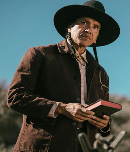 1923 Michael Greyeyes Cotton Brown Jacket