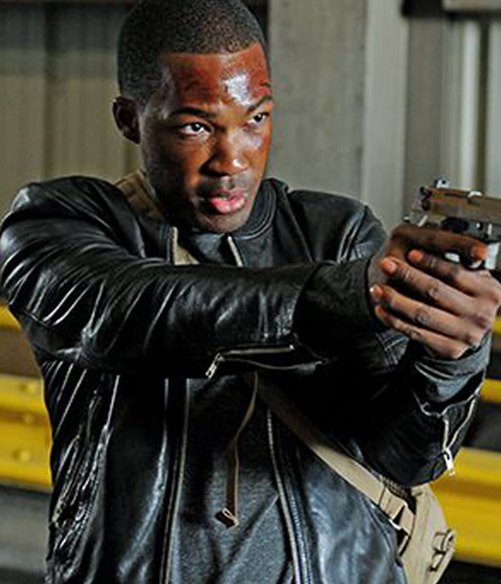 24 legacy Eric Carter Black Leather Jacket