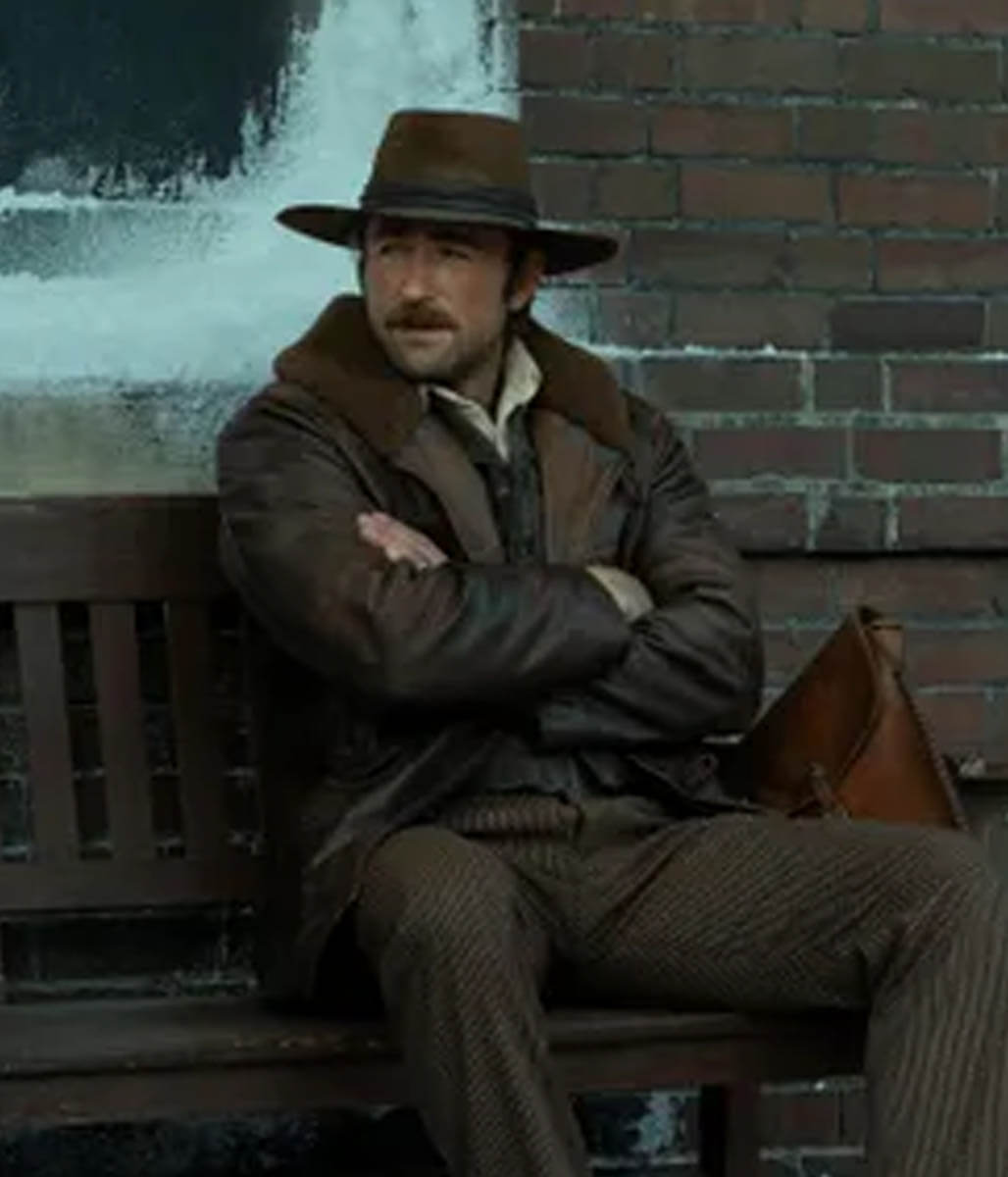 Spencer Dutton 1923 Season 2 Brown Leather Coat