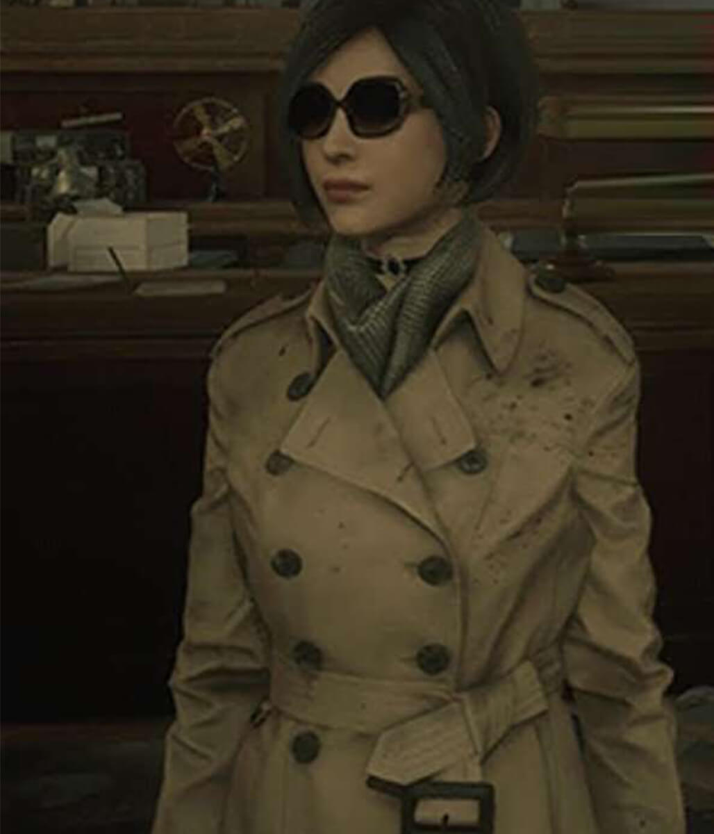 Ada Wong Resident Evil 2 Brown Trench Coat