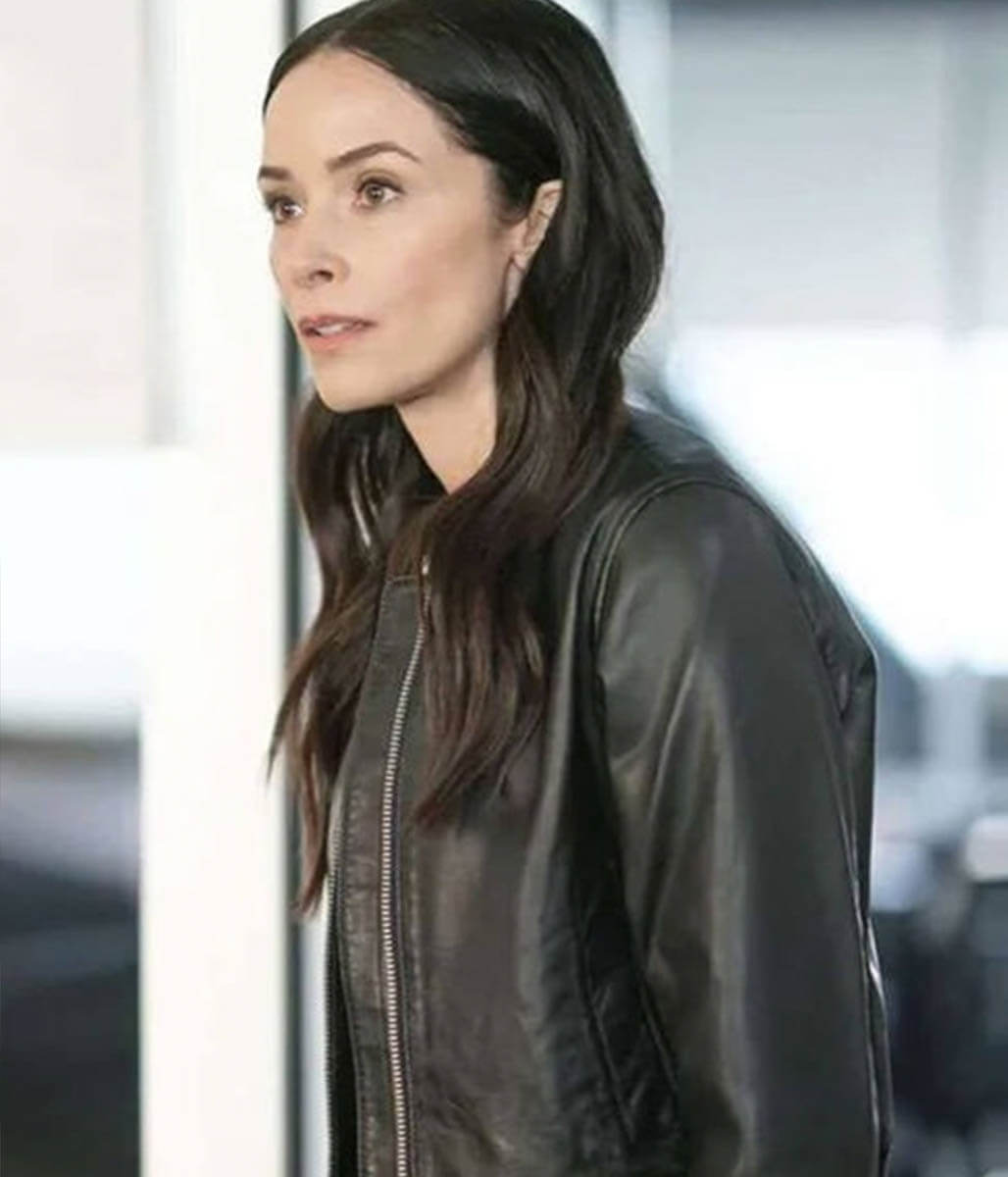 Amber Braeburn 9-1-1 Black Leather Jacket