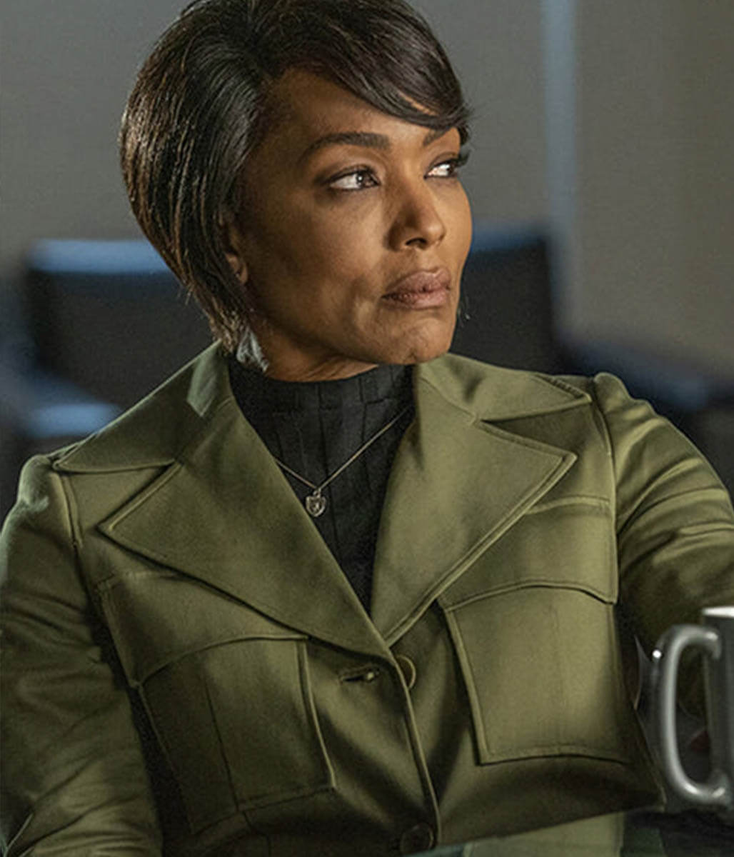 Angela Bassett 9-1-1 Green Cotton Jacket