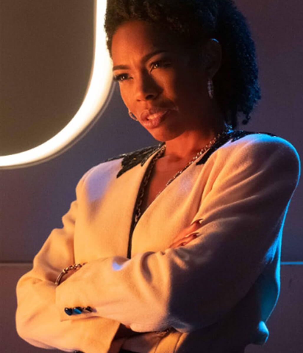 Aunt Louie Snowfall White Cotton Jacket