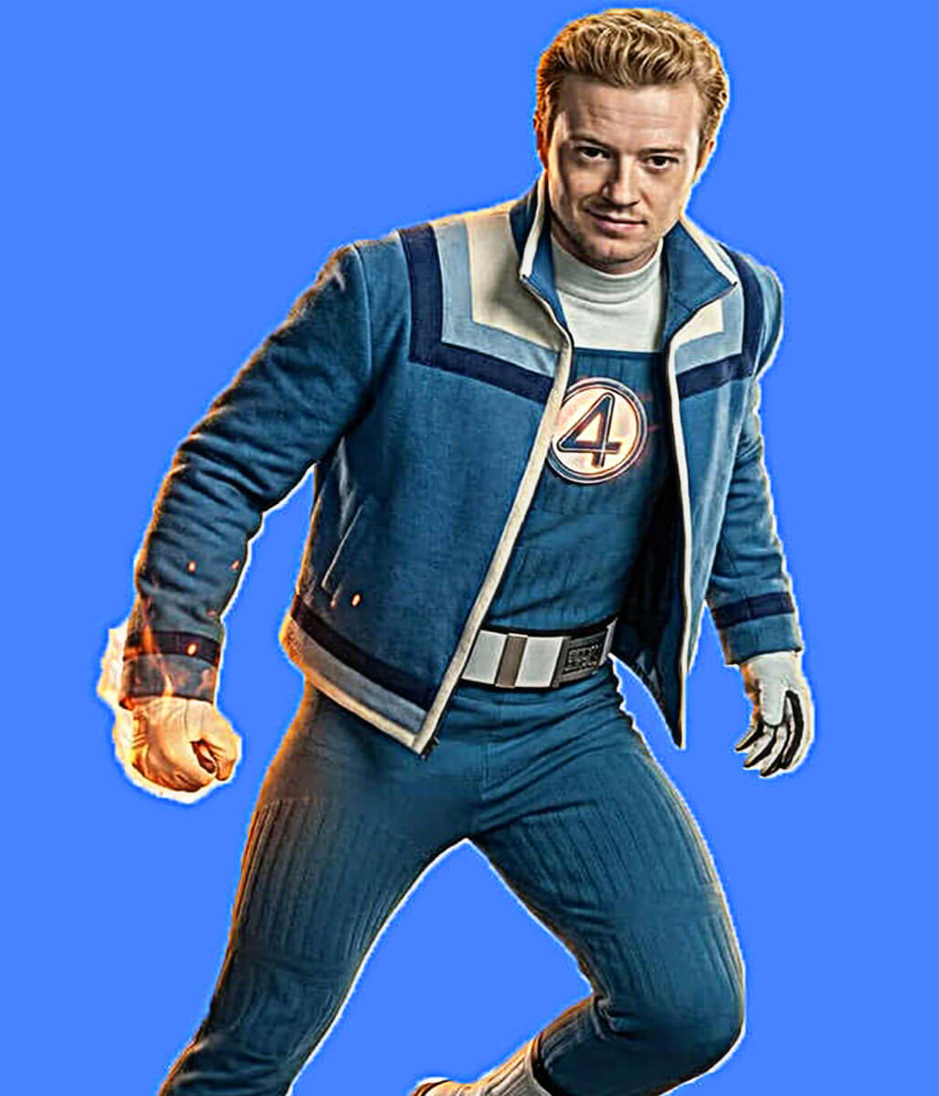 Avengers Doomsday 2026 Johnny Storm Costume Jacket