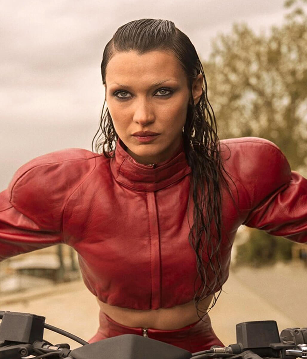 Bella Hadid The Beauty 2026 Leather Cropped Jacket