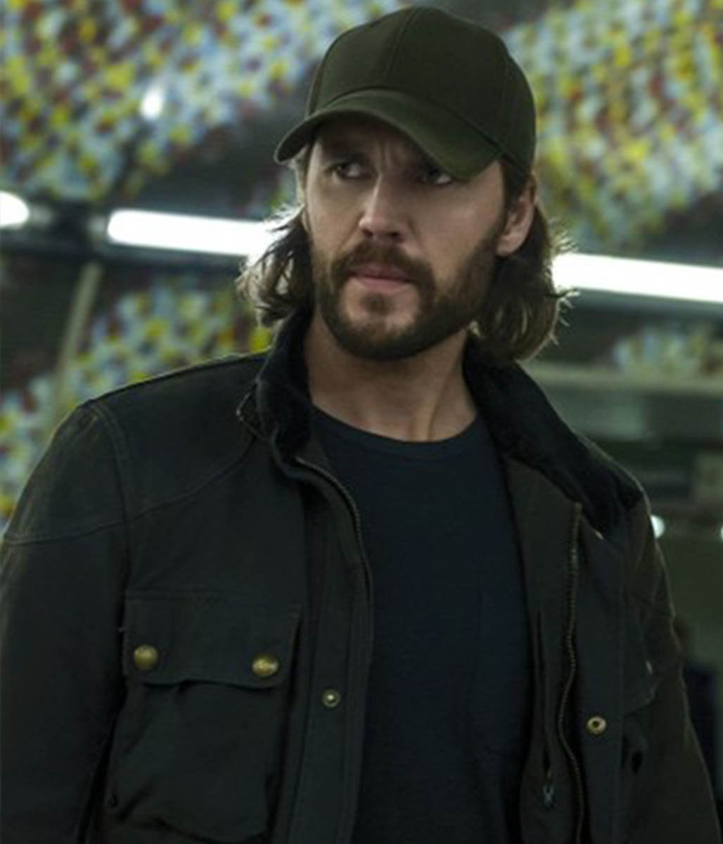 Ben Edwards The Terminal List Dark Wolf Black Cotton Jacket