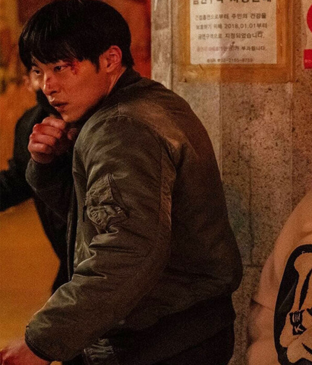 Bloodhounds S01 Kim Geon Woo Green Bomber Jacket