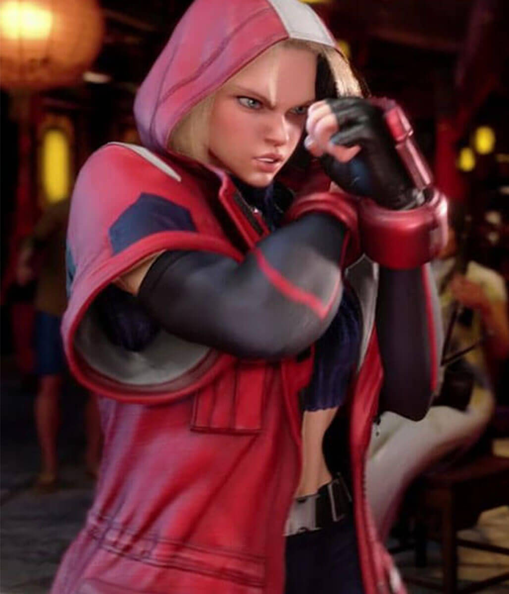 Cammy White Street Fighter 6 Red Leather Coat