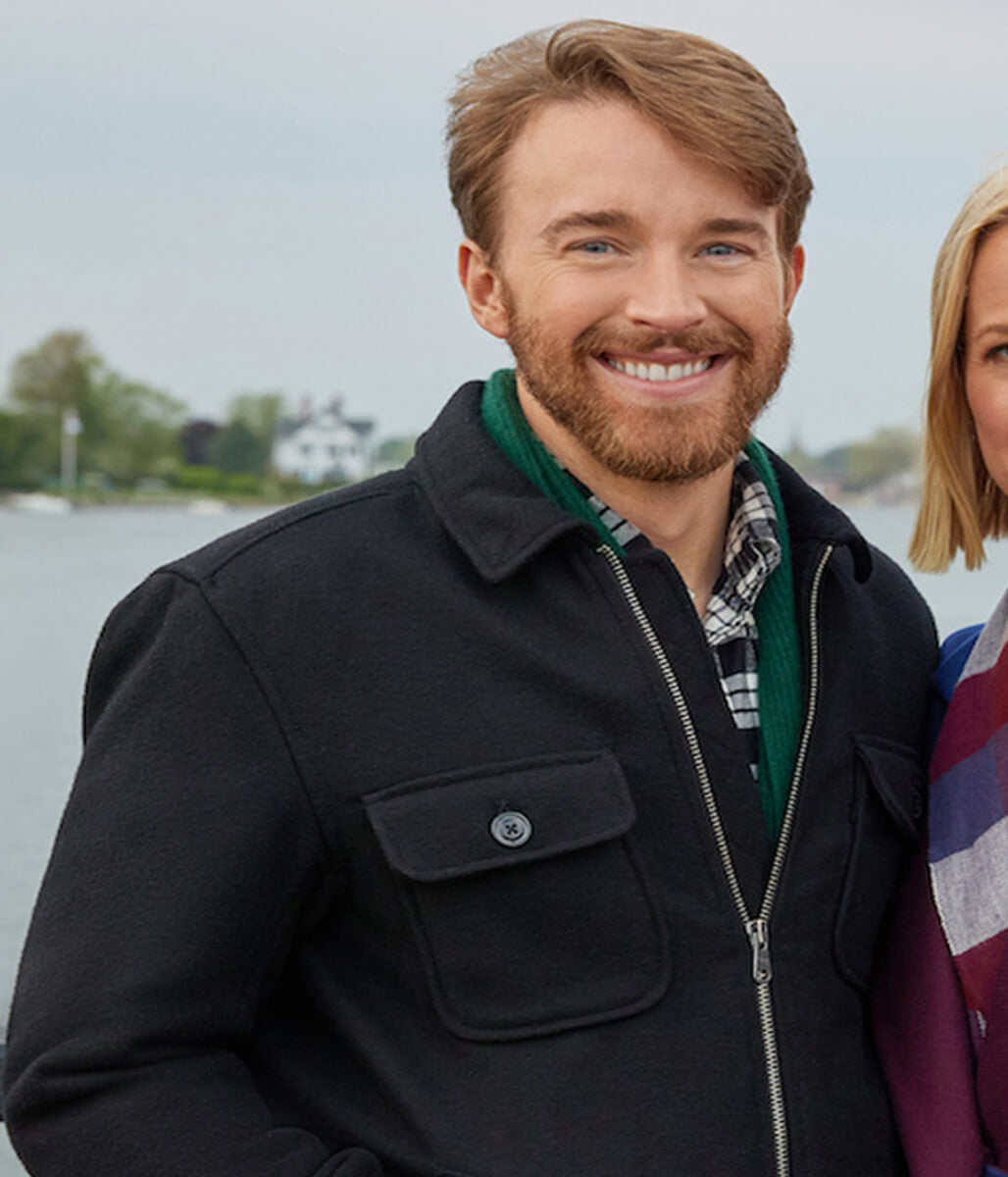 Chandler Massey Mystic Christmas Black Wool Jacket