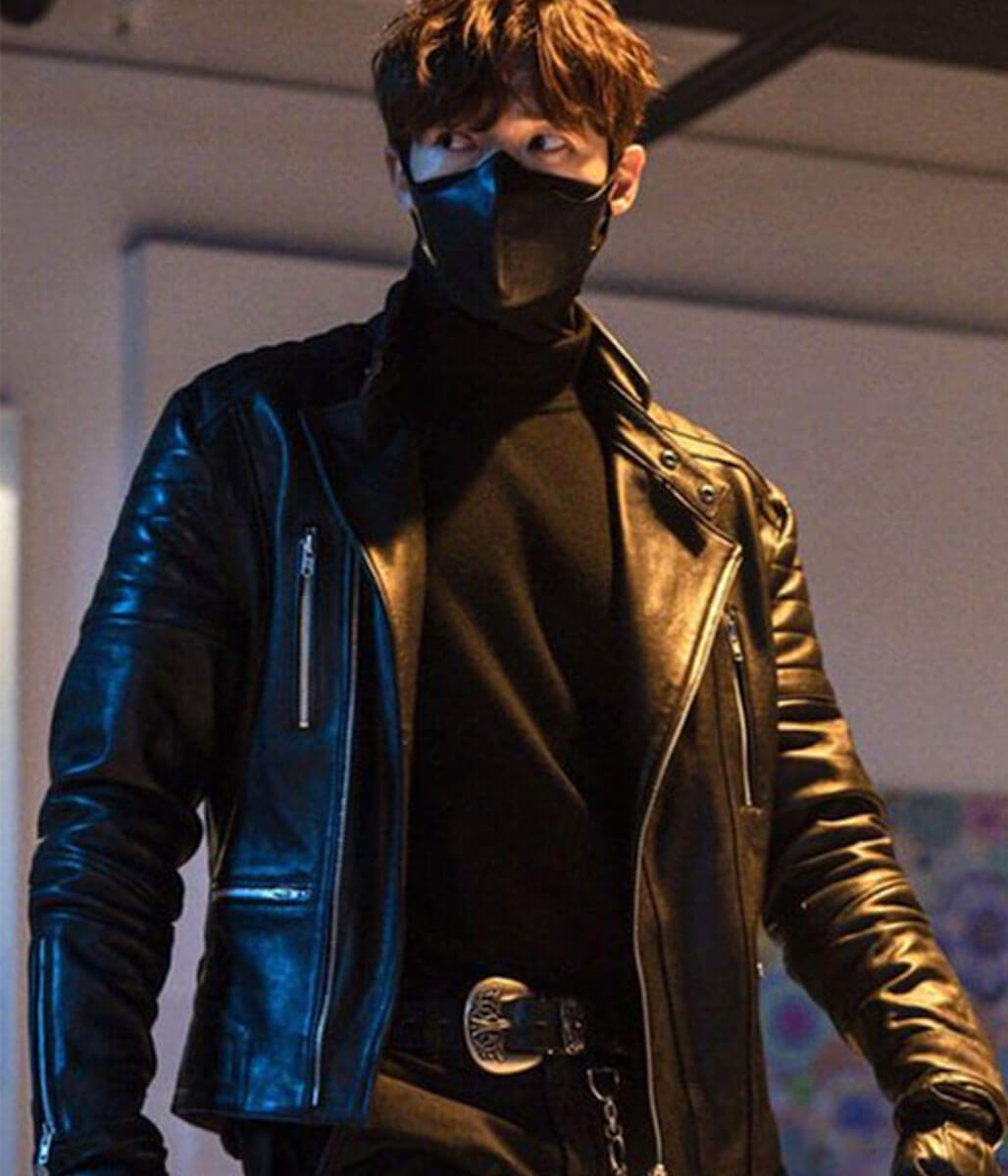 Choi Jin-hyuk Rugal Biker Leather Jacket