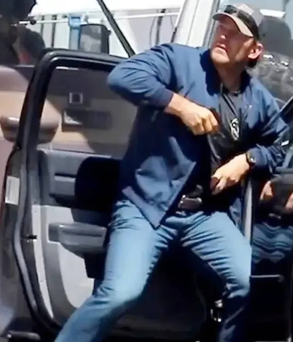 Chris Pratt The Terminal List Blue Cotton Jacket
