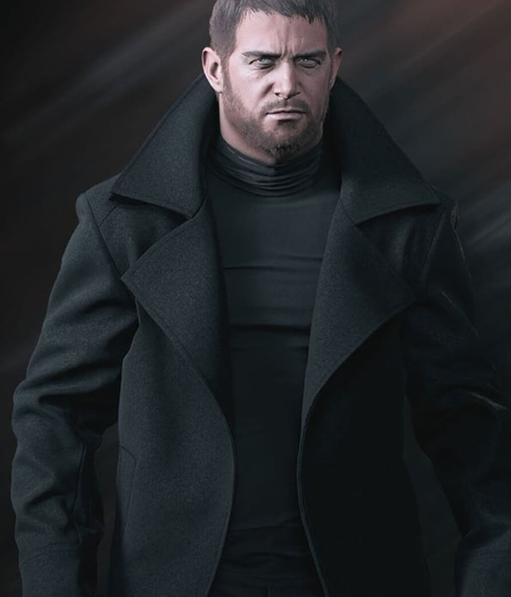 Chris Redfield Resident Evil Village Wool Coat