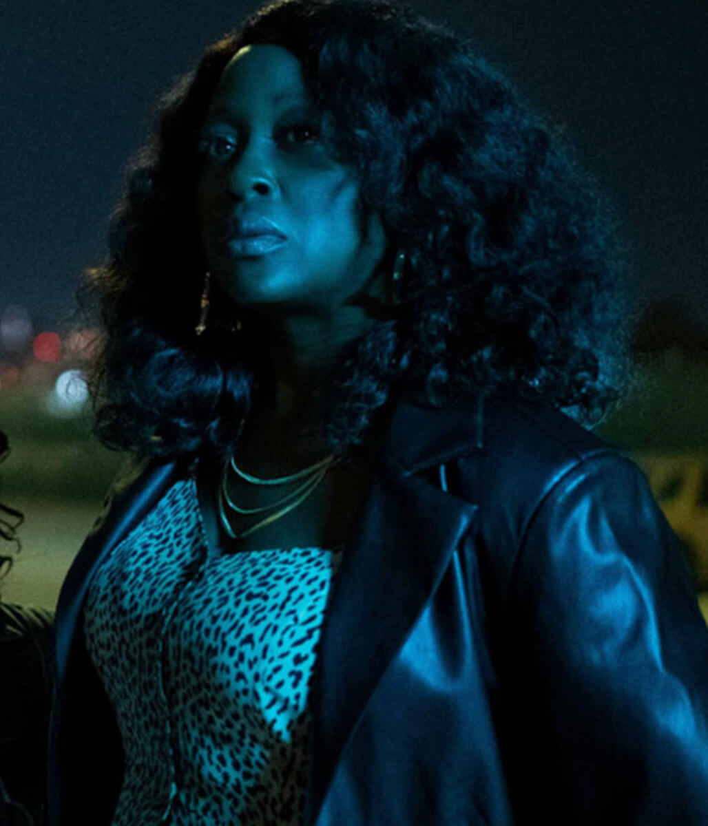 Christine Horn Snowfall Black Leather Jacket