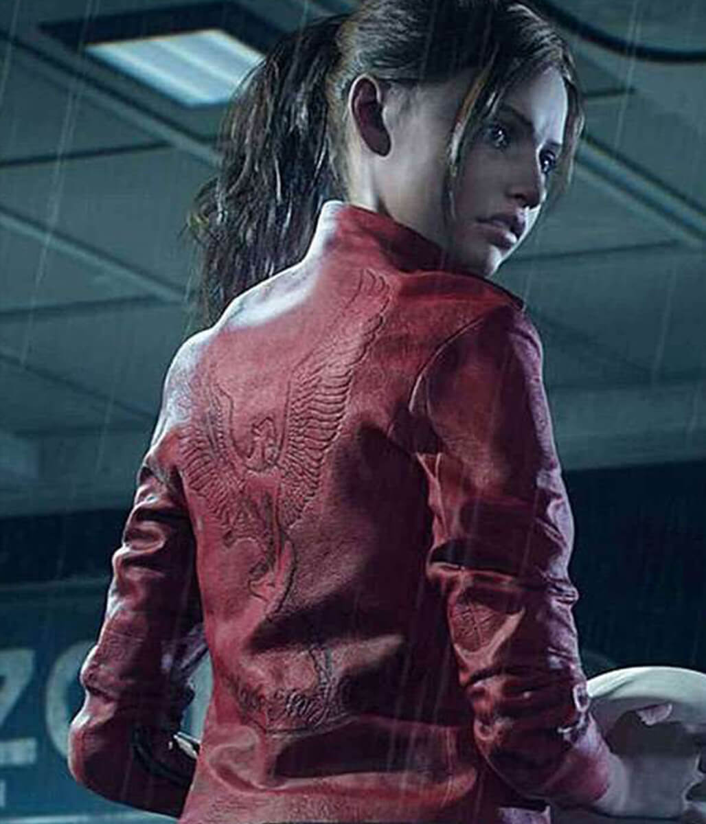 Claire Redfield Resident Evil 2 Red Leather Jacket