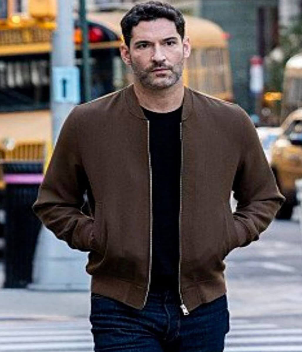 Colin Glass CIA 2026 Brown Bomber Jacket