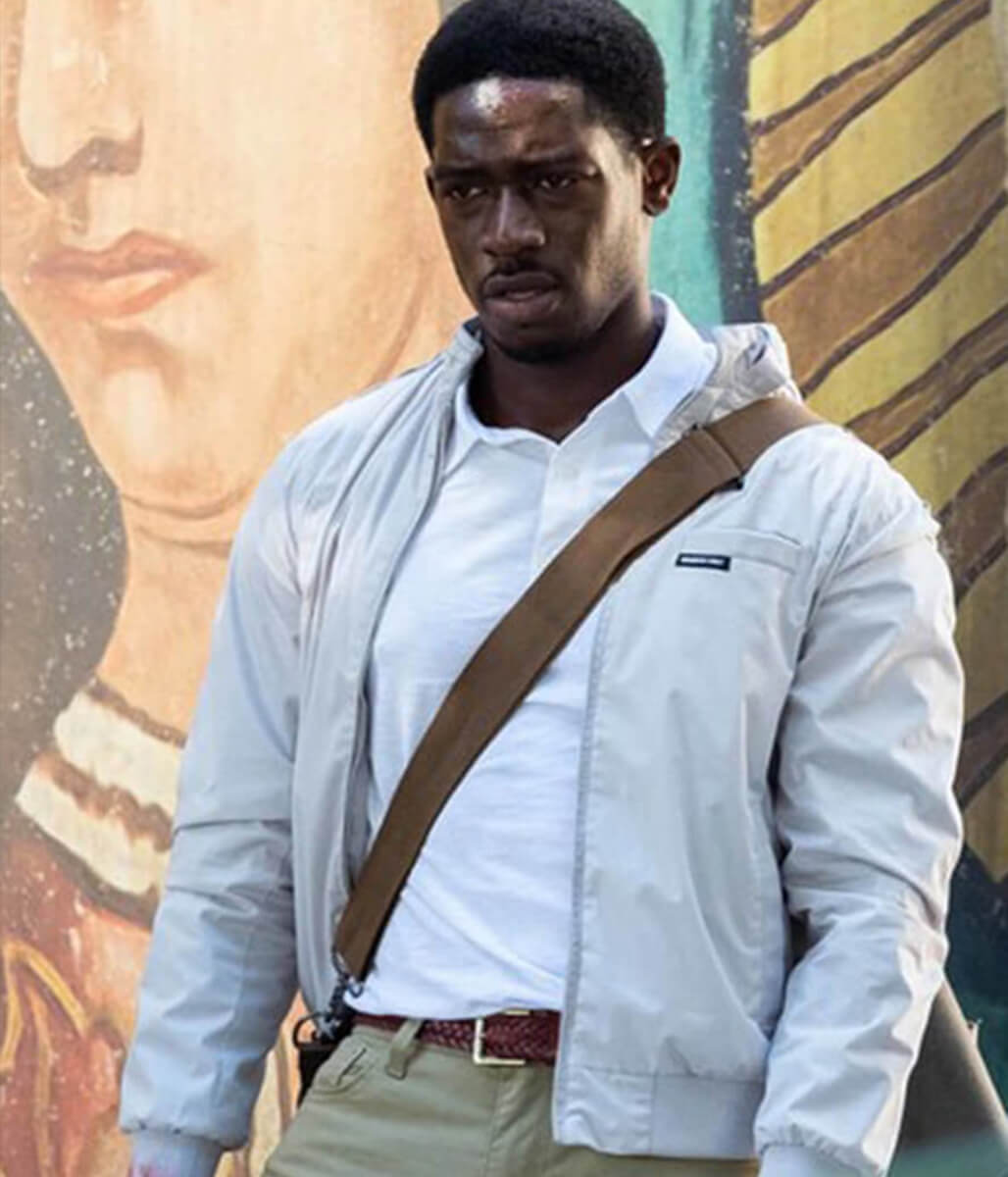Damson Idris Snowfall S05 White Cotton Jacket