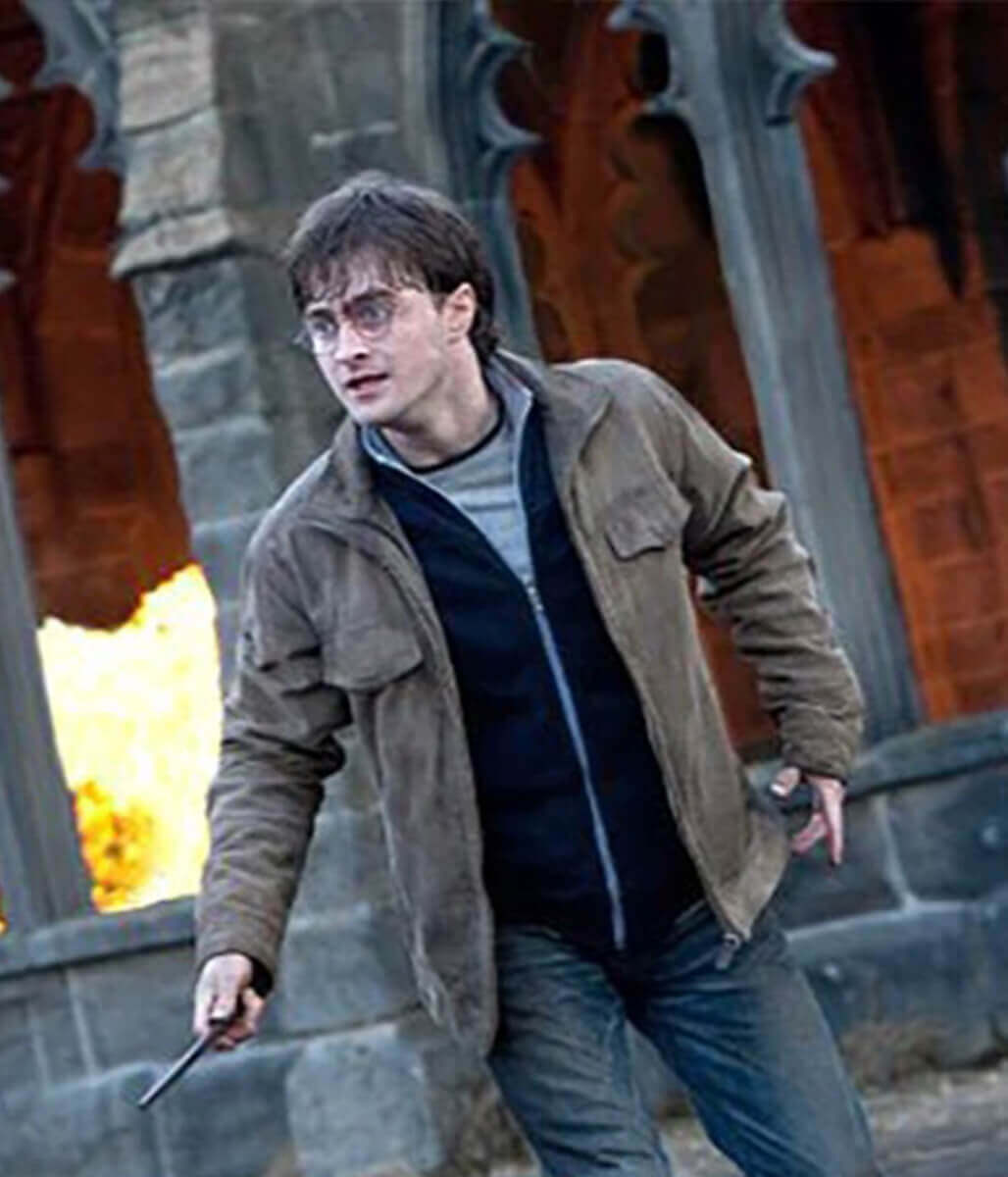 Daniel Redcliffe Harry Potter and Deathly Hallows Brown Jacket