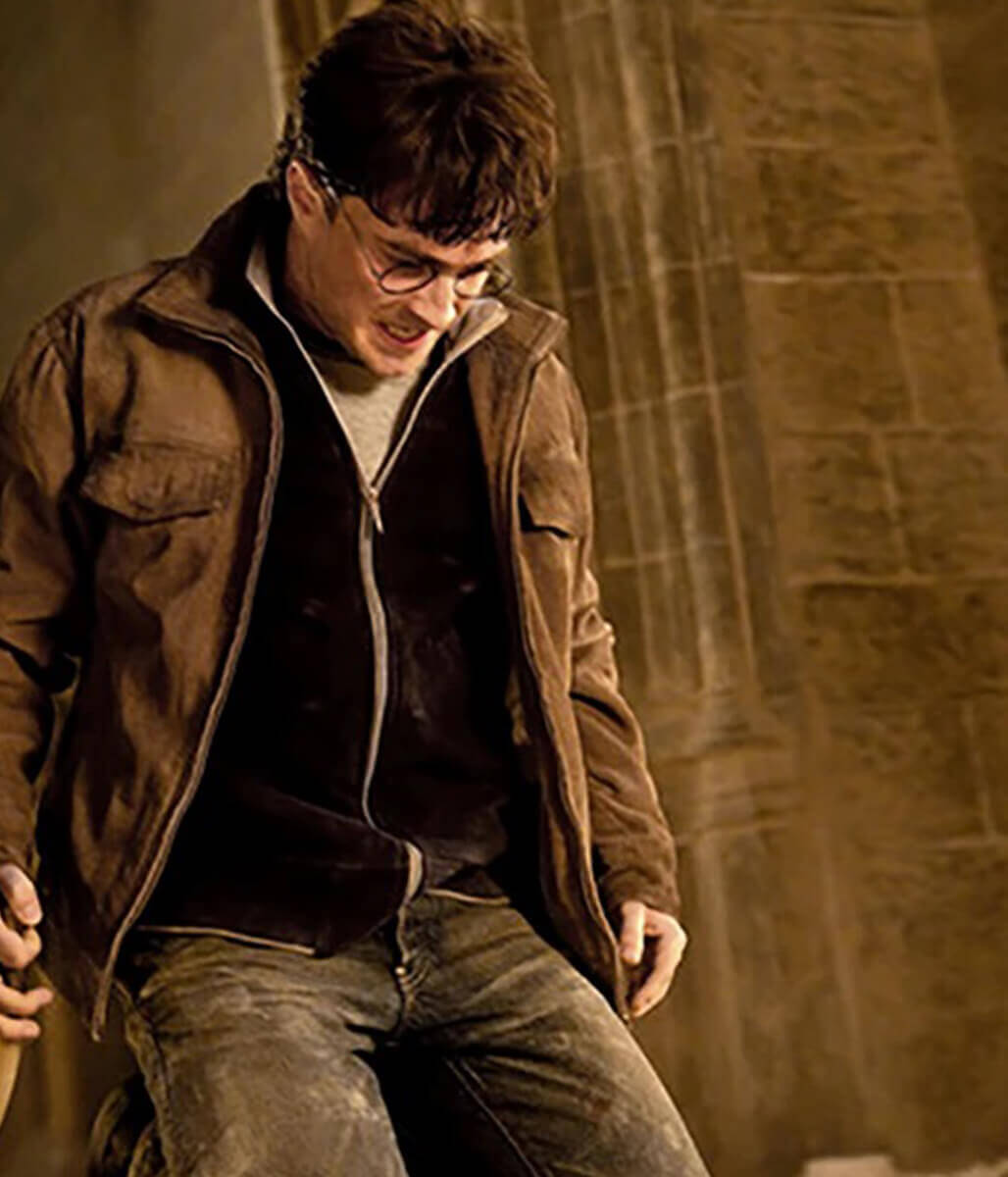 Daniel Redcliffe Harry Potter and Deathly Hallows Brown Jacket