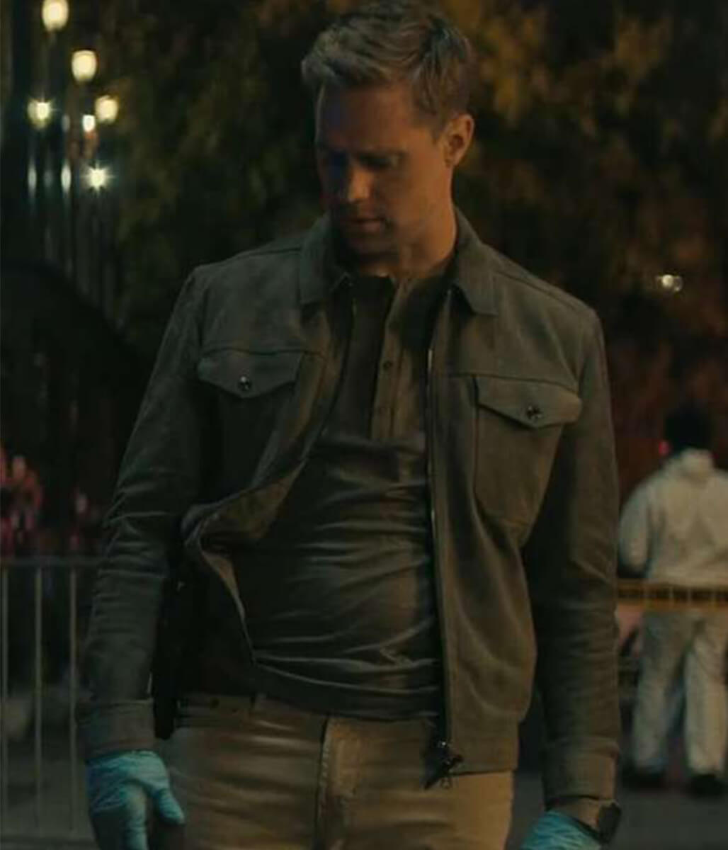 David O’Donnell Reacher S02 Grey Cotton Jacket
