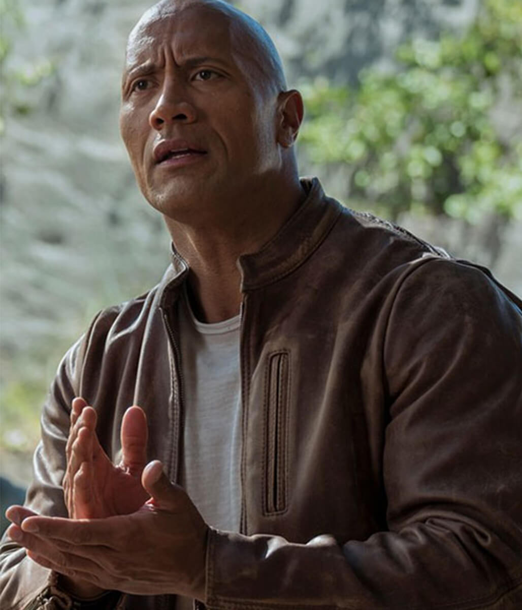 Davis Okoye Rampage Brown Leather Jacket