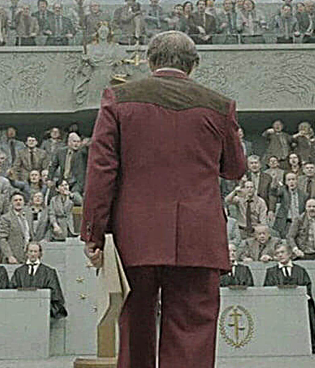 Digger 2026 Tom Cruise Red Wool Blazer
