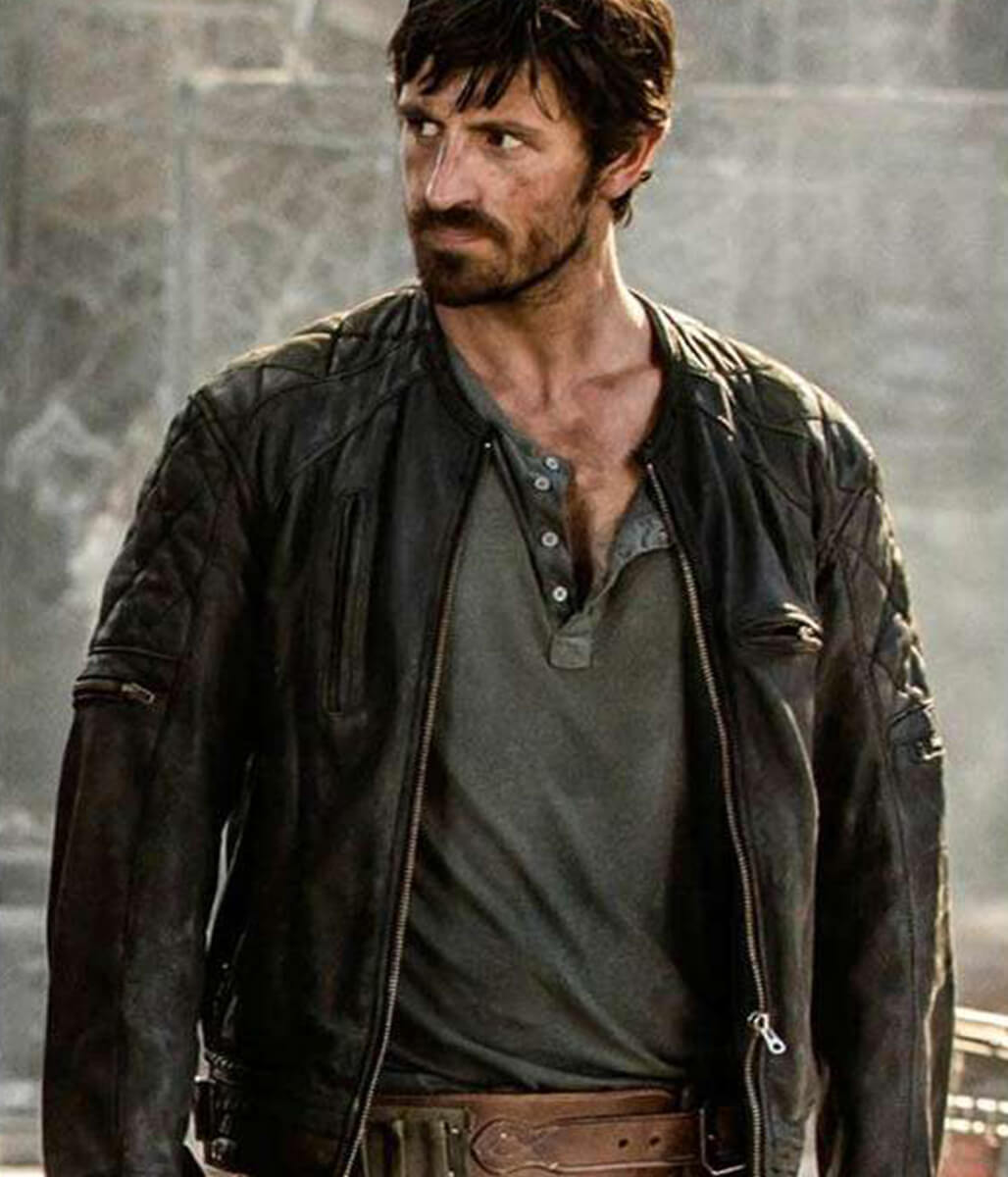 Doc Resident Evil The Final Chapter Black Leather Jacket