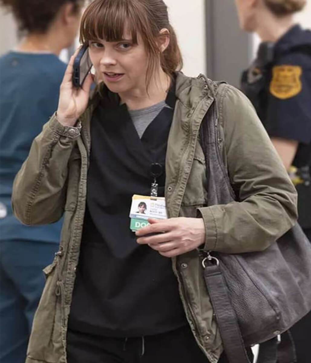 Dr. Cassie McKay The Pitt Green Fabric Jacket