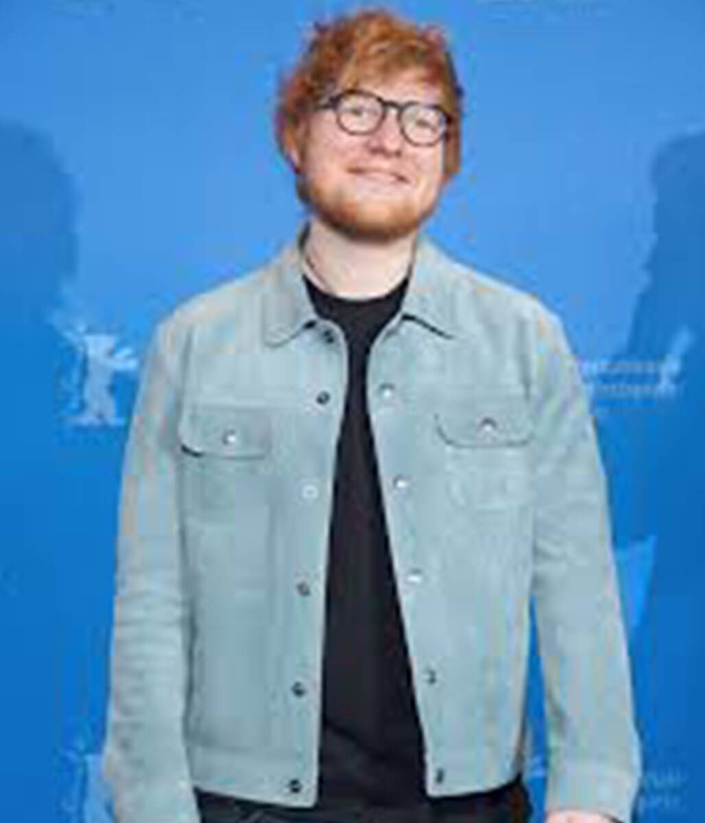 Ed Sheeran Blue Suede Jacket