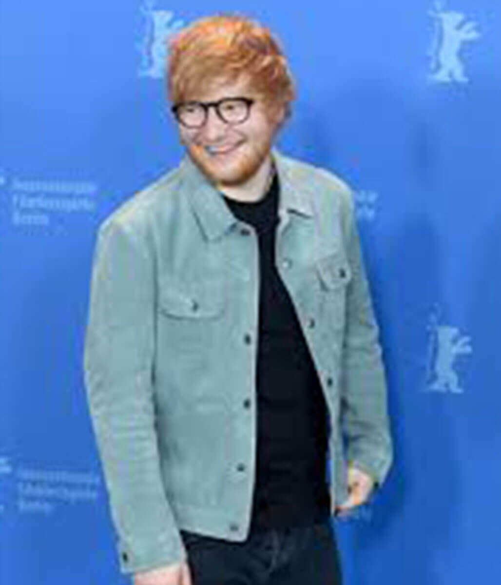 Ed Sheeran Blue Suede Jacket