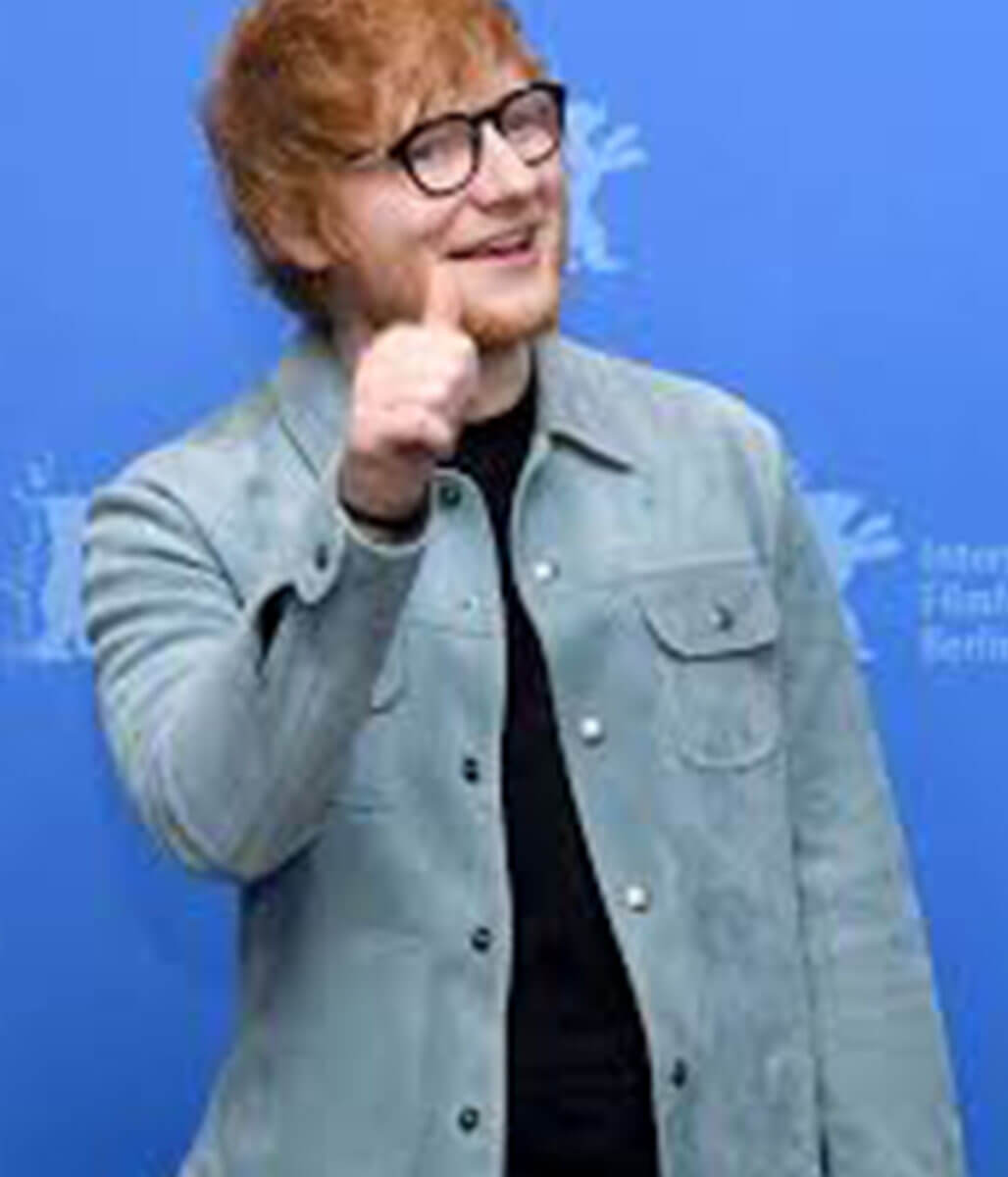 Ed Sheeran Blue Suede Jacket
