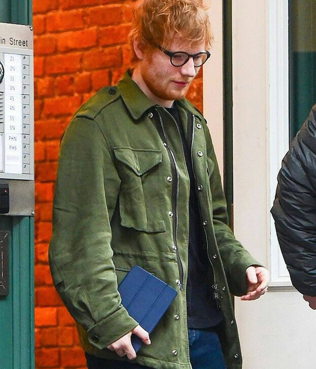 Ed Sheeran Green Cotton Jacket