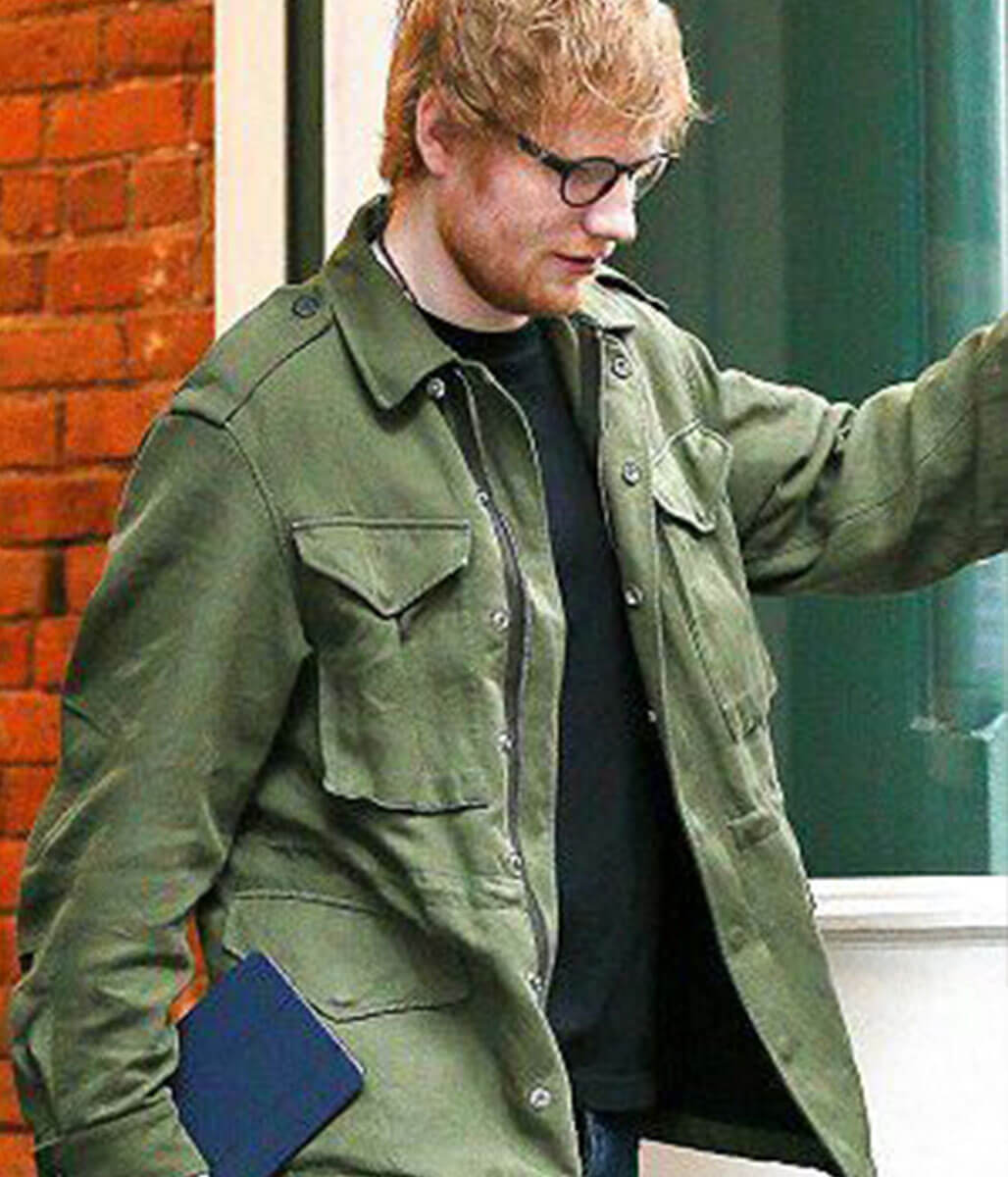 Ed Sheeran Green Cotton Jacket