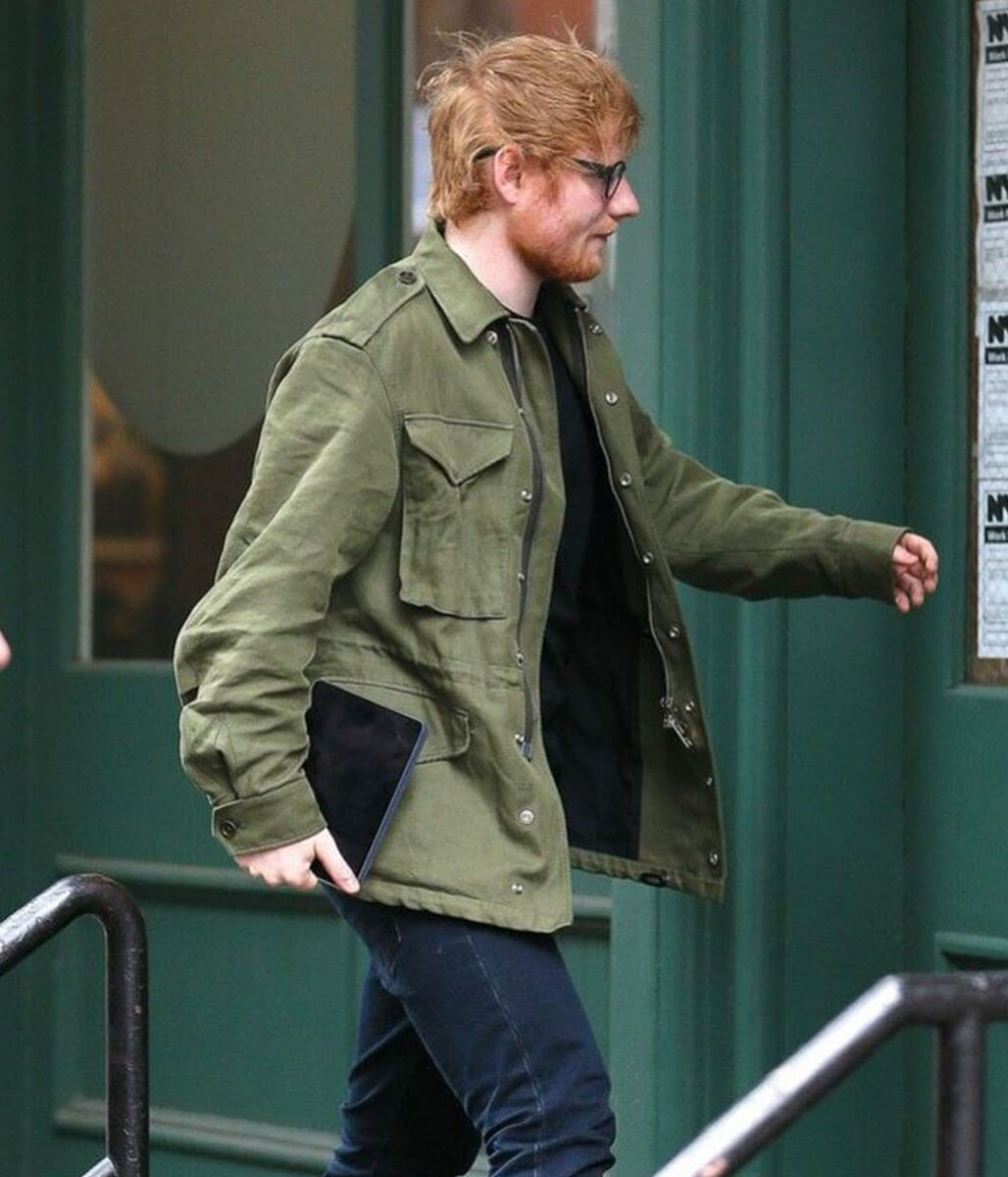 Ed Sheeran Green Cotton Jacket