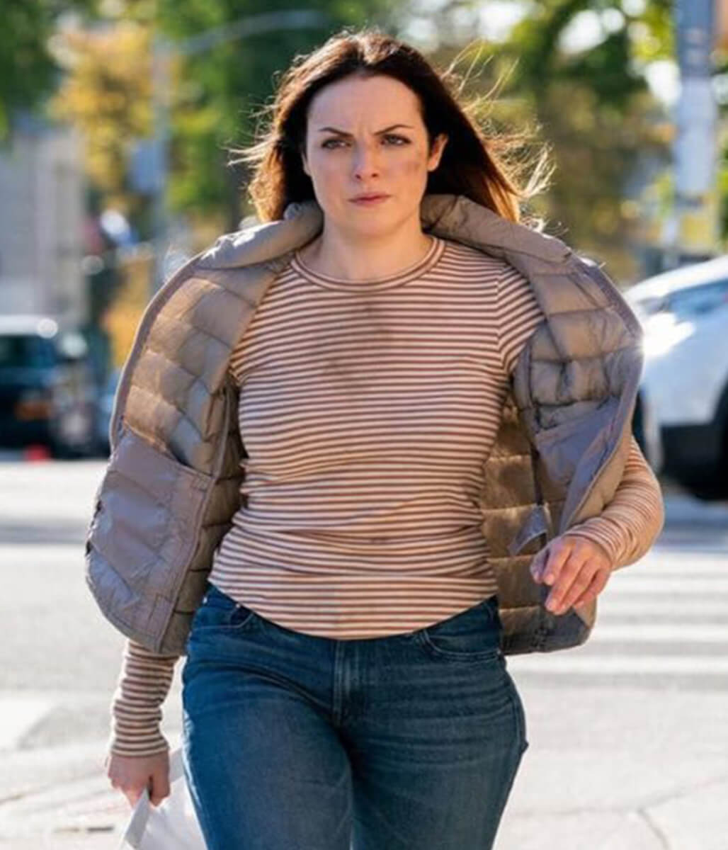 Elizabeth Gillies The Hunting Party 2026 Puffer Vest