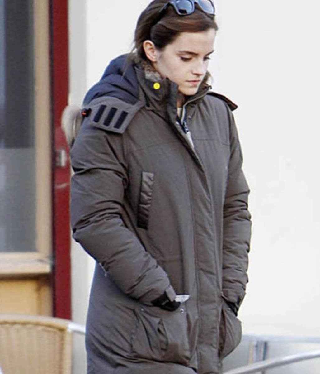 Emma Watson Parachute Brown Puffer Jacket
