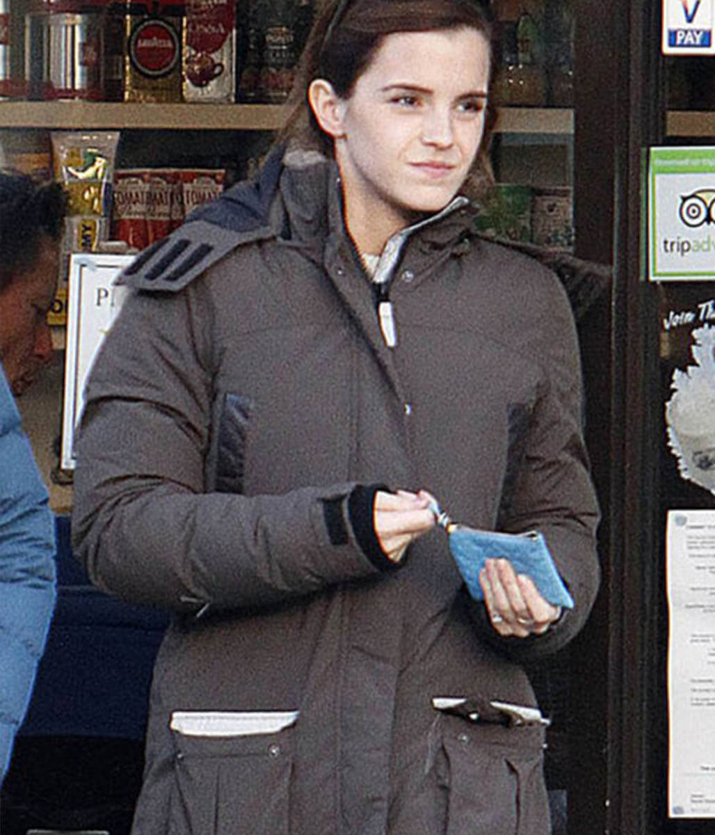 Emma Watson Parachute Brown Puffer Jacket