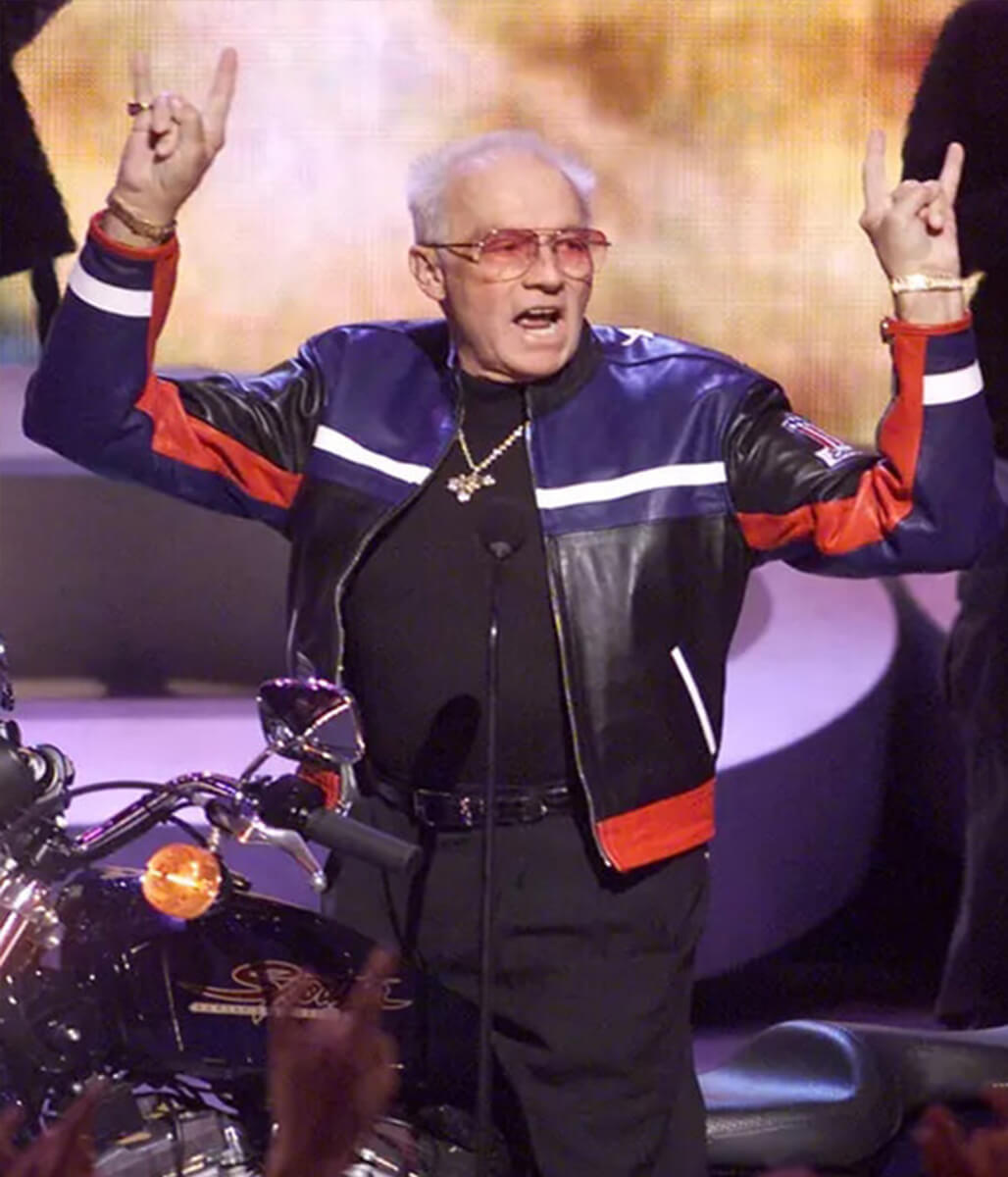 Evel Knievel Biker Multi-Color Leather Jacket
