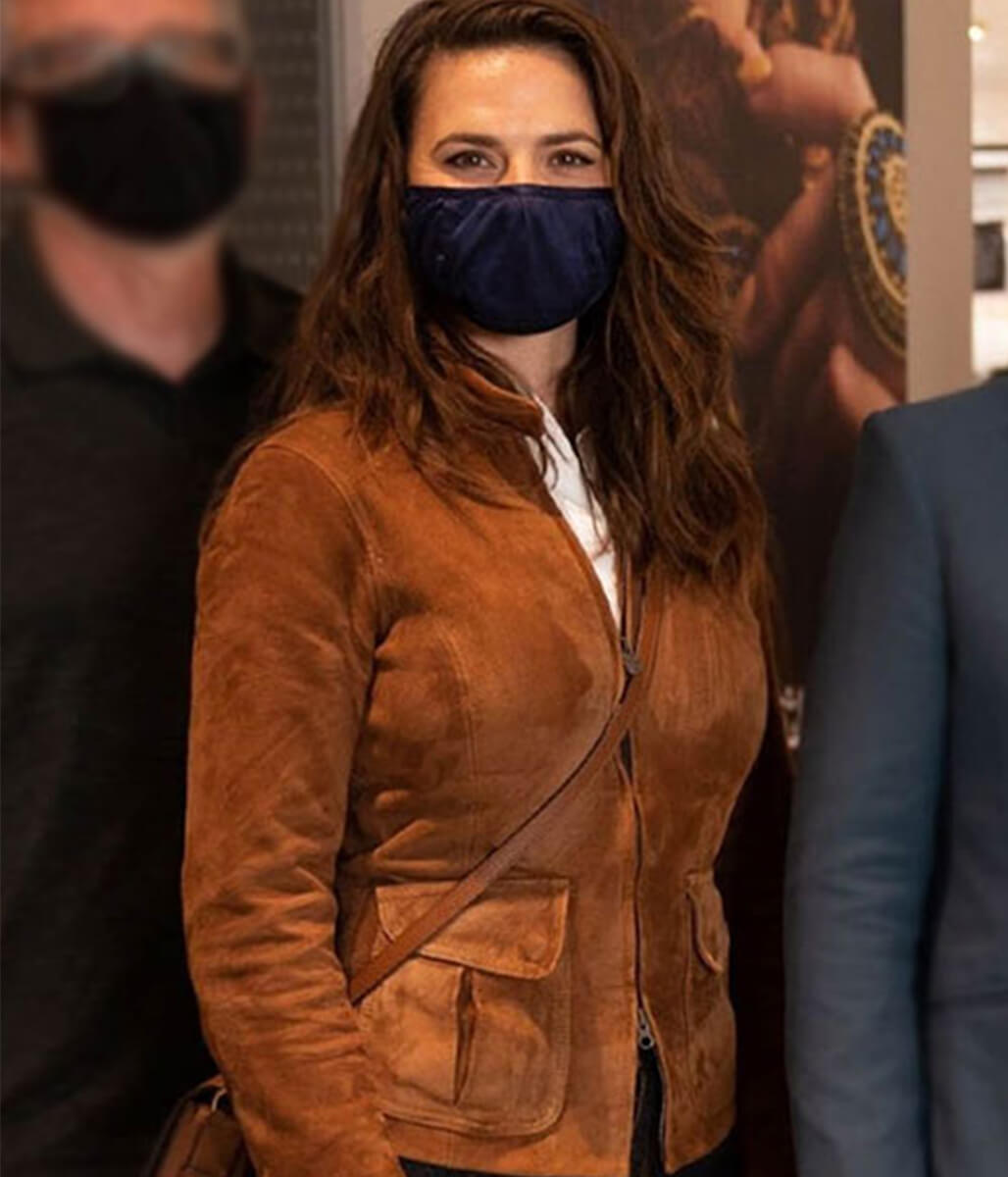 Grace Mission Impossible Brown Suede Jacket