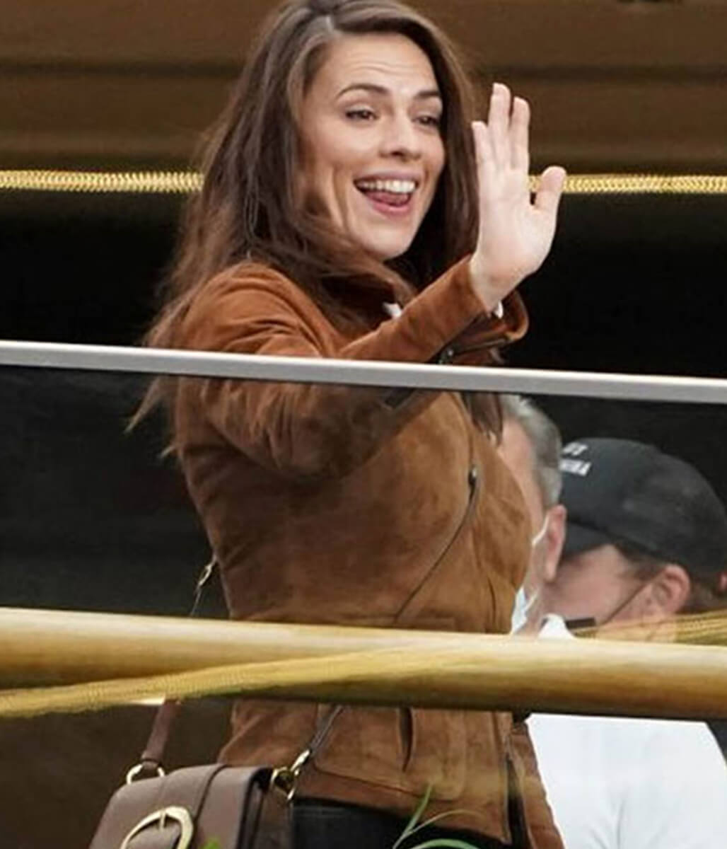 Grace Mission Impossible Brown Suede Jacket