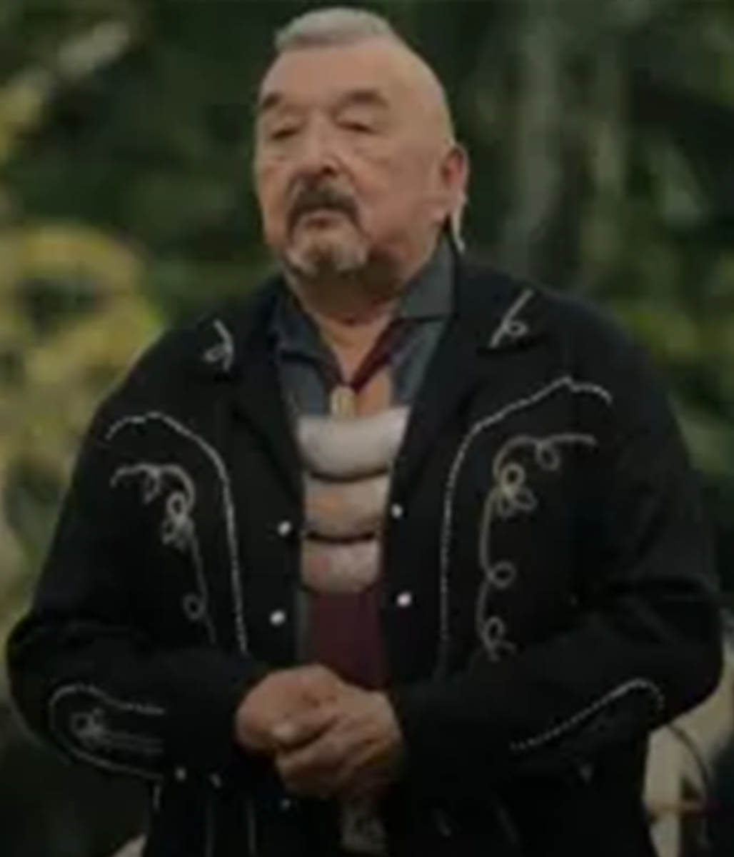 Graham Greene Tulsa King Season 2 Black Cotton Jacket