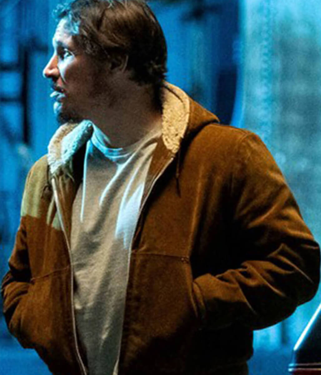 Gustavo Zapata Snowfall Brown Suede Leather Jacket