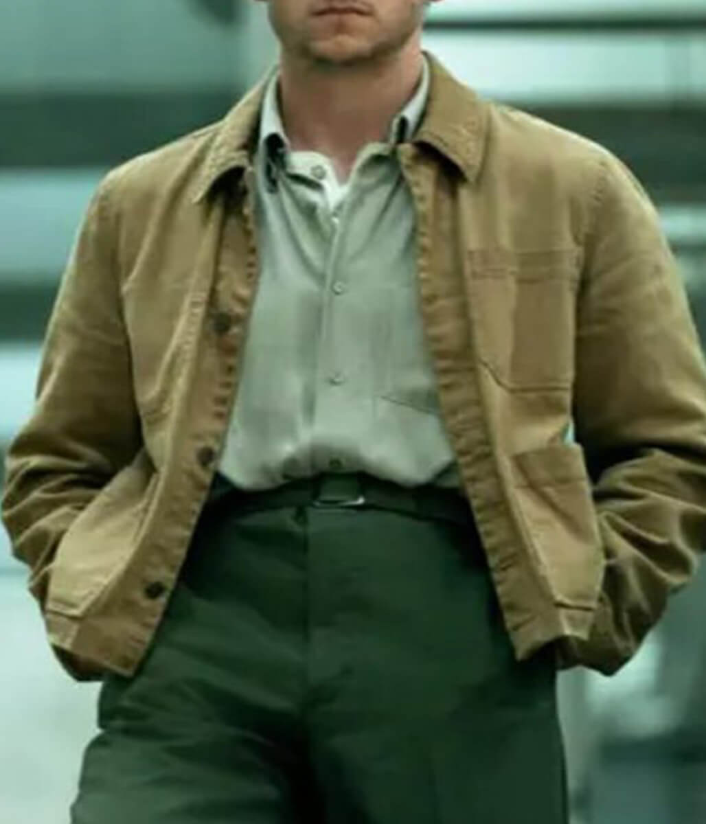 Half Man 2026 Jamie Bell Brown Cotton Jacket