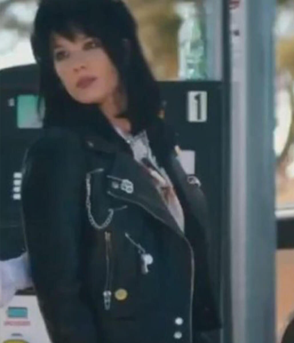 Halsey Mandy Starr Americana Black Leather Jacket