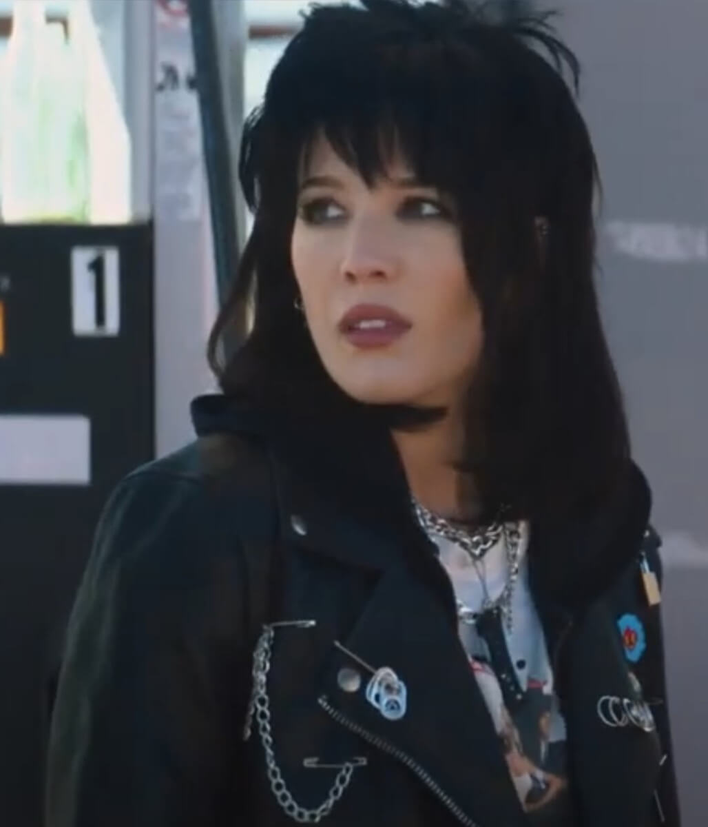 Halsey Mandy Starr Americana Black Leather Jacket