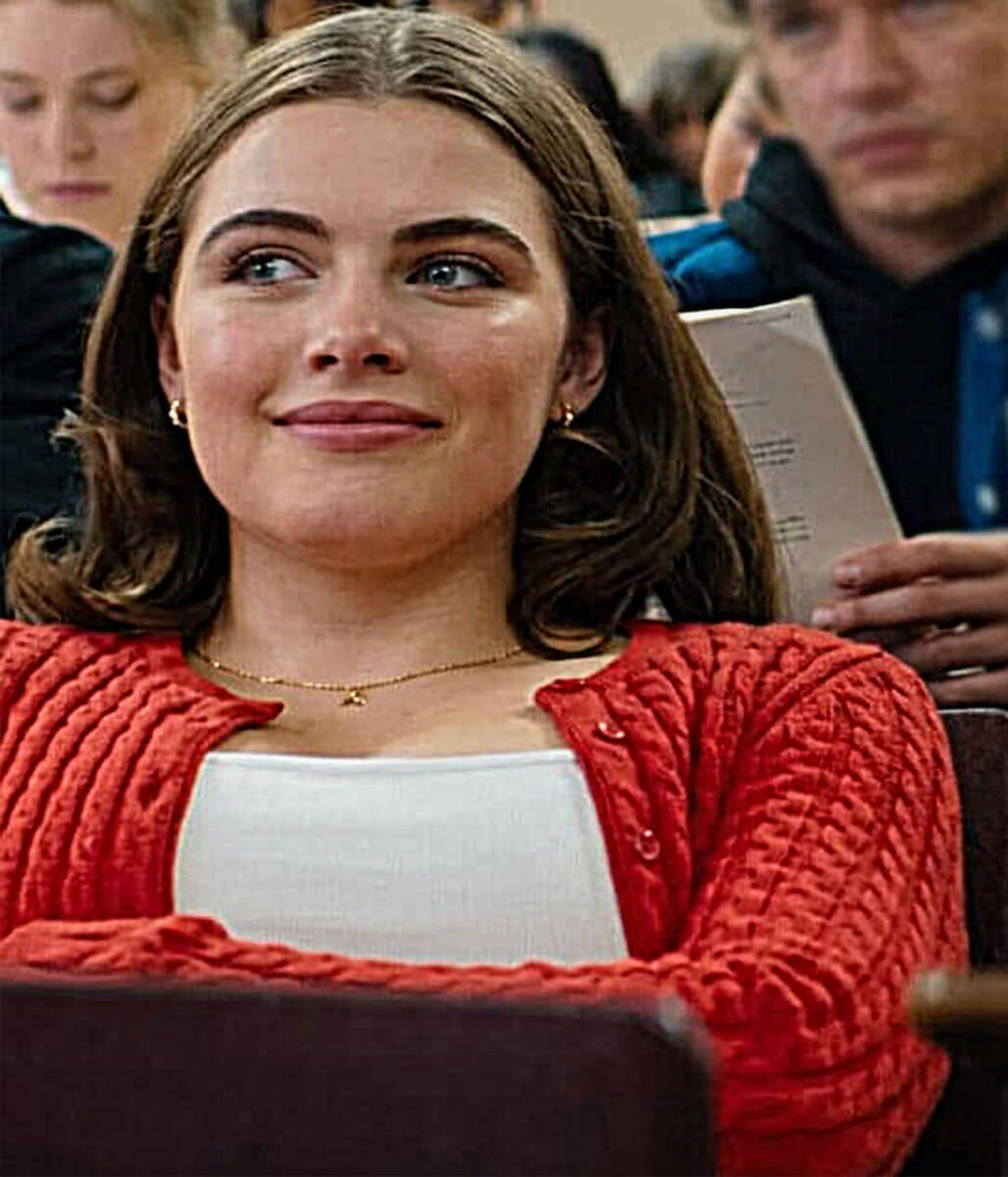 Hannah Wells Off Campus S01 Red Wool Jacket
