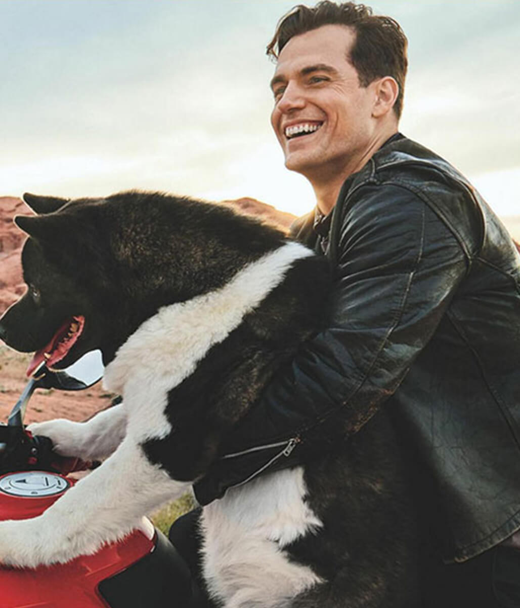 Henry Cavill Black Leather Jacket