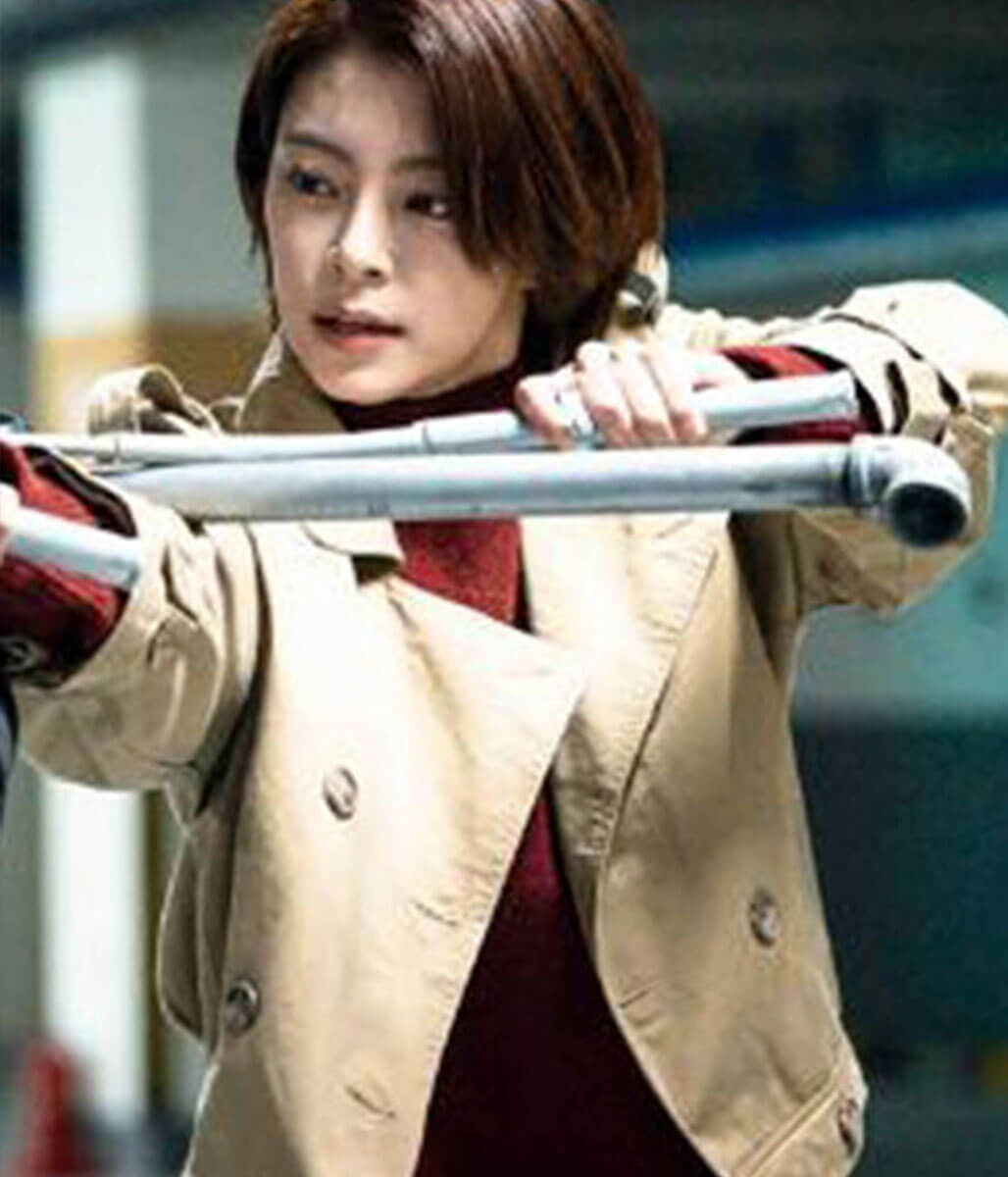 Hye In Jeong Rugal Cotton Beige Jacket
