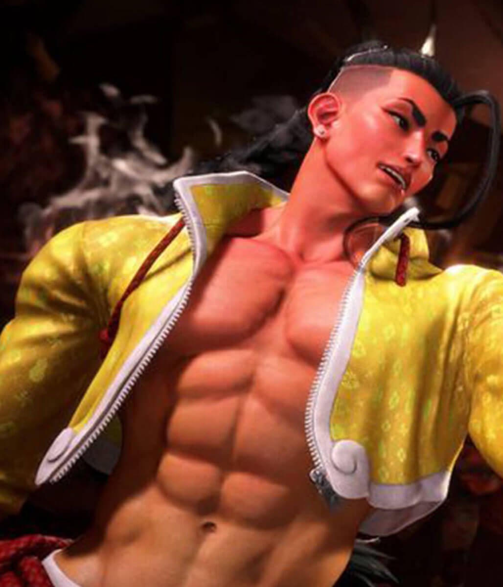 Jamie Siu Street Fighter 6 Cotton Yellow Jacket