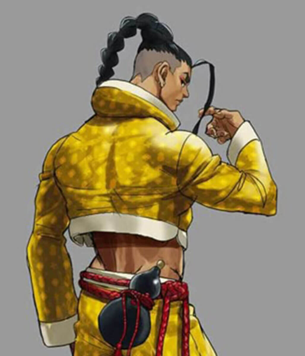 Jamie Siu Street Fighter 6 Cotton Yellow Jacket